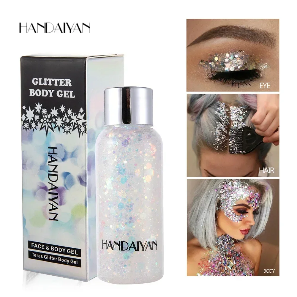 HANDAIYAN 9 Color Glitter Face&body Sequin Gel Shining Waterproof Lasting Sexy Female Stage Performance Shimmer Make Up Gel 32ml
HANDAIYAN 9 Color Glitter Face&body Sequin Gel Shining Waterproof Lasting Sexy Female Stage Performance Shimmer Make Up Gel 32ml