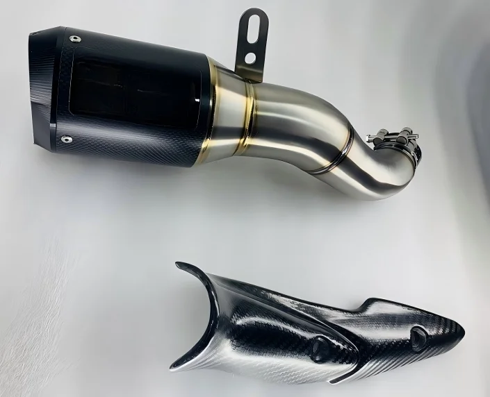 Suitable for Kawasaki Z900 Modified SC AR Exhaust System Scorpion Design Titanium Alloy Carbon Fiber Front End Black Silver
Suitable for Kawasaki Z900 Modified SC AR Exhaust System Scorpion Design Titanium Alloy Carbon Fiber Front End Black Silver