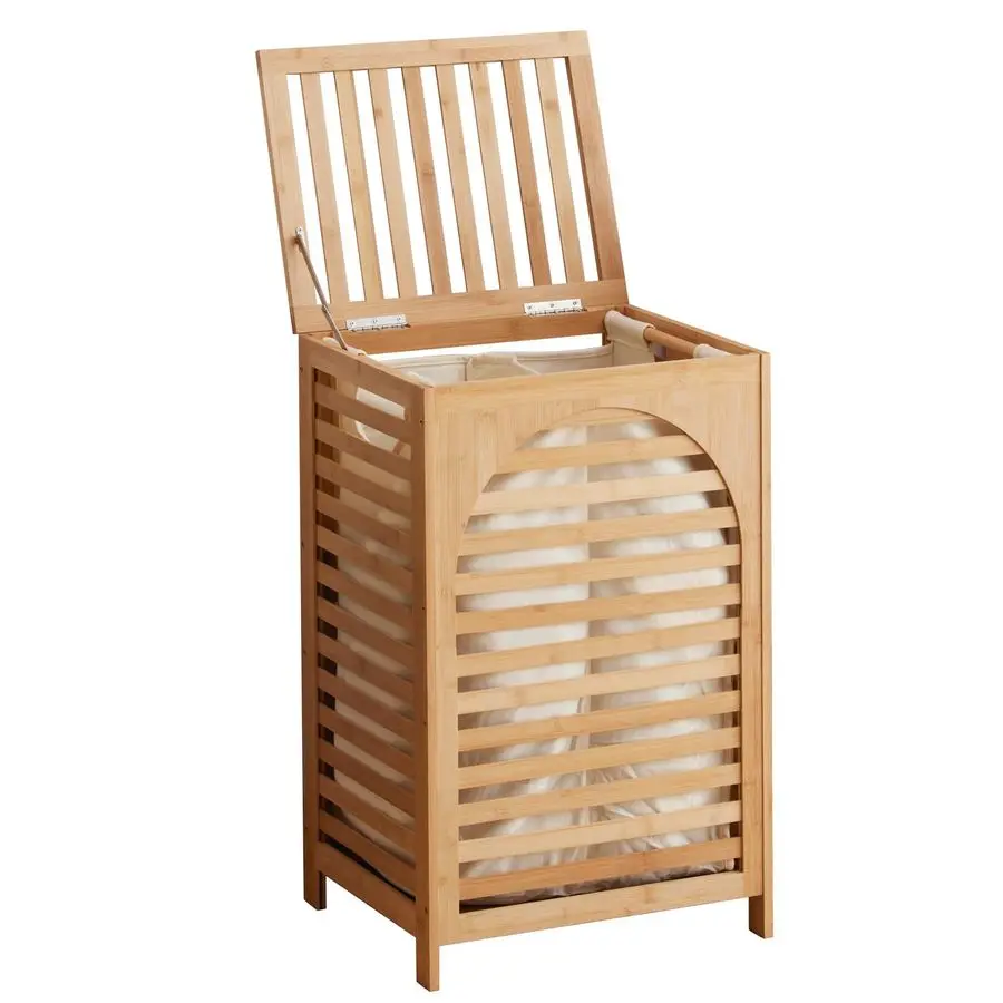 Hamper with Lid,Bamboo Large Waterproof Clothes Laundry Basket,Removable Washing Bags with Handles,clothes basket Natural
Hamper with Lid,Bamboo Large Waterproof Clothes Laundry Basket,Removable Washing Bags with Handles,clothes basket Natural