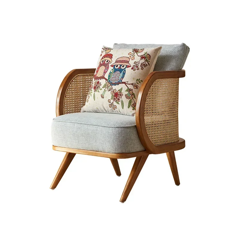 Living room simple wabi-sabi wind B & B rattan leisure chair balcony
Living room simple wabi-sabi wind B & B rattan leisure chair balcony