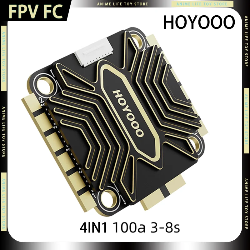 Контроллер скорости ESC 100A 4-в-1 для FPV дронов 3-8S, поддержка прошивок BLHeli32, AM32, XT60 PWM/DShot300/DShot600
Контроллер скорости ESC 100A 4-в-1 для FPV дронов 3-8S, поддержка прошивок BLHeli32, AM32, XT60 PWM/DShot300/DShot600