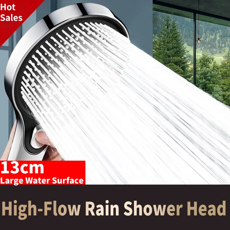 Hot Sale High-Pressure Rain Shower Head | 3-Mode ABS Design | Handle Button Control | 13cm Panel Silicone Water Outlet Hole
Hot Sale High-Pressure Rain Shower Head | 3-Mode ABS Design | Handle Button Control | 13cm Panel Silicone Water Outlet Hole