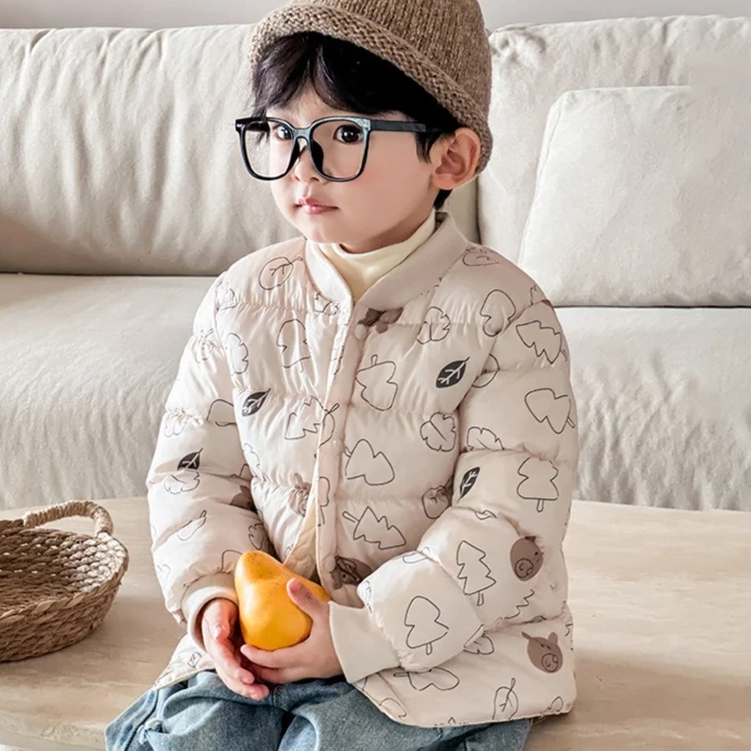 Girls' Cotton Clothes 2025 Winter New Children's Clothing Korean Style Girl Baby Warm Inner Liner Leaves Printed Cotton Clothes
Girls' Cotton Clothes 2025 Winter New Children's Clothing Korean Style Girl Baby Warm Inner Liner Leaves Printed Cotton Clothes