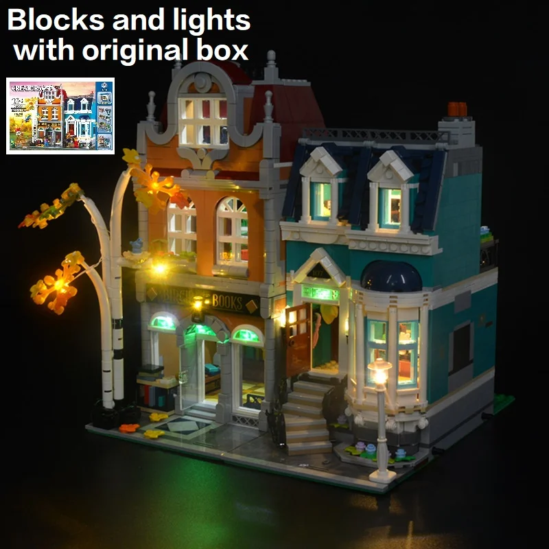 With Original Box 2504 PCS Bookshop Compatible 10270 2033 180155 Building Blocks Bricks Birthday Christmas Gifts Toys
With Original Box 2504 PCS Bookshop Compatible 10270 2033 180155 Building Blocks Bricks Birthday Christmas Gifts Toys