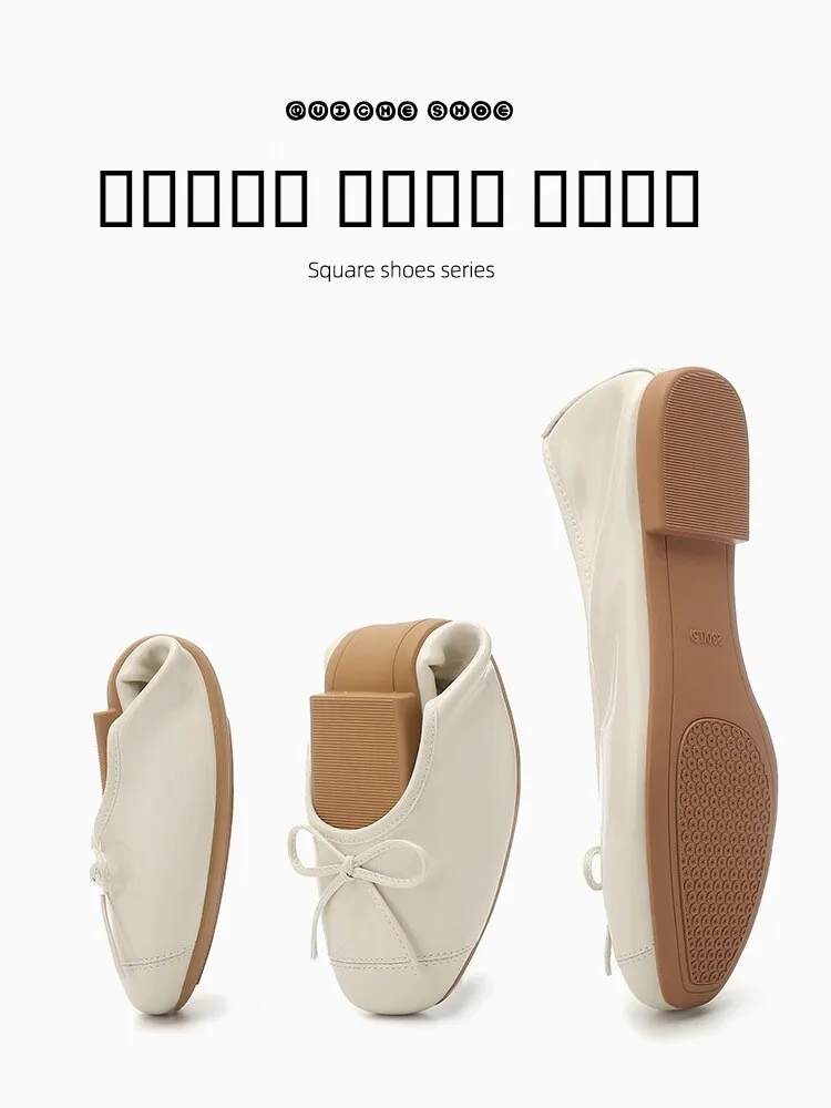 Office Lady Flat Soft Bot Velvet Single oes Women's Spring Summer Faion round Toe Knot Synthetic Leather oes
Office Lady Flat Soft Bot Velvet Single oes Women's Spring Summer Faion round Toe Knot Synthetic Leather oes