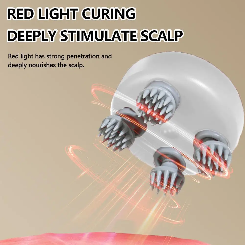 Electric Head Massager Mini Rechargeable Head Massage Device Multifunctional Electric Multi-function Scalp Massager For Head
Electric Head Massager Mini Rechargeable Head Massage Device Multifunctional Electric Multi-function Scalp Massager For Head