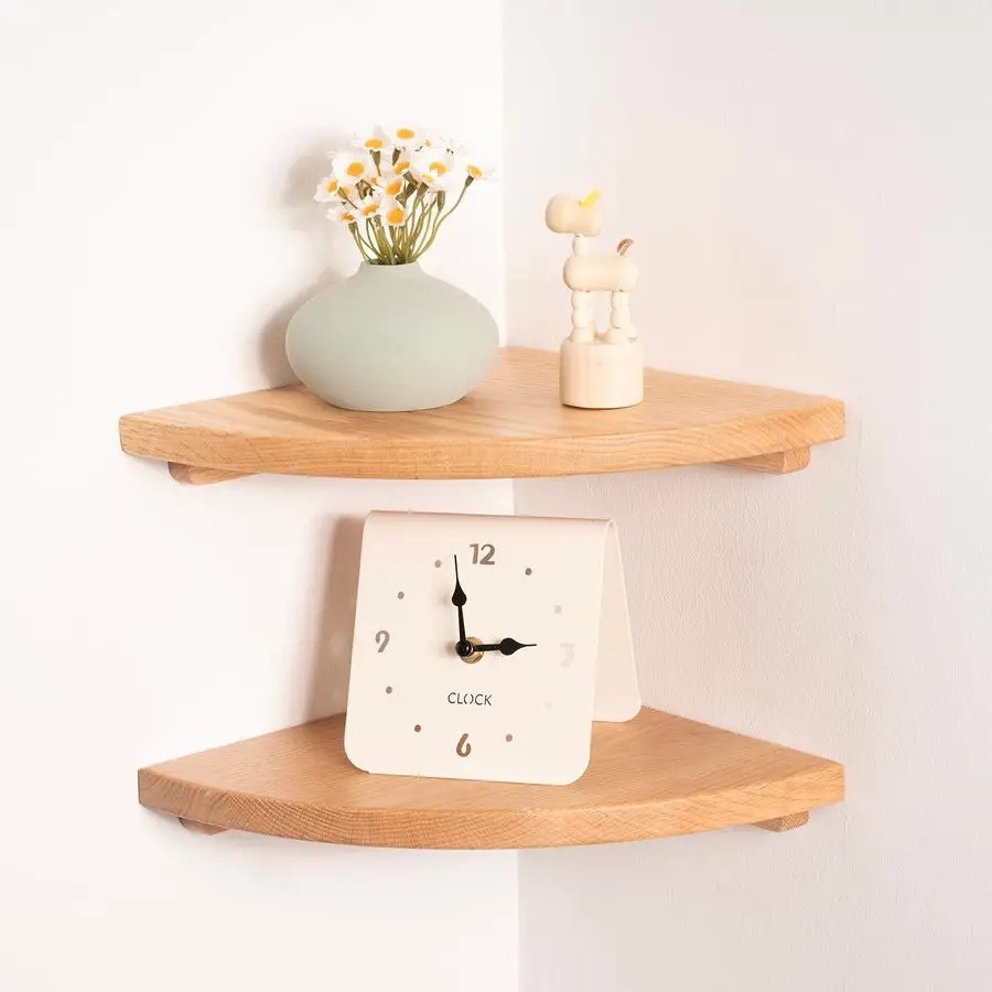 Угловые полки Дуб 10, Настенный деревянный стеллаж для хранения из массива дуба с проволочным отверстием для растений, фотографий, динамиков, спальни,
Угловые полки Дуб 10, Настенный деревянный стеллаж для хранения из массива дуба с проволочным отверстием для растений, фотографий, динамиков, спальни,