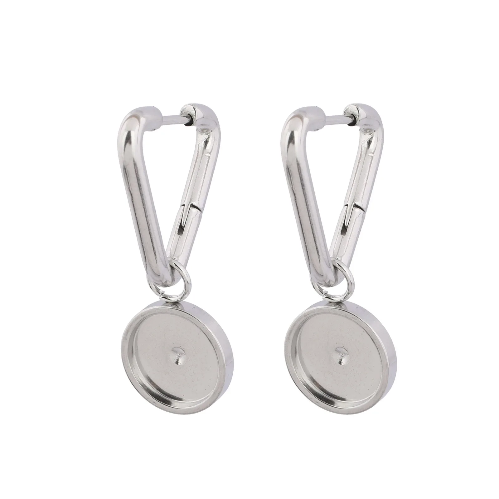 6pcs Stainless Steel Triangle Leverback Earring Clasp Hooks Fit 12mm Cabochon Earrings Base Setting Blanks Diy Jewelry Findings
6pcs Stainless Steel Triangle Leverback Earring Clasp Hooks Fit 12mm Cabochon Earrings Base Setting Blanks Diy Jewelry Findings