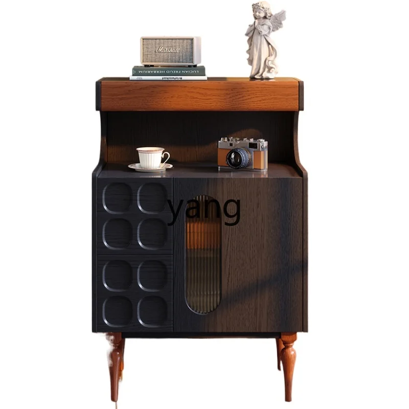 XYY retro small apartment living room sofa against the wall side cabinet locker black tea cabinet
XYY retro small apartment living room sofa against the wall side cabinet locker black tea cabinet