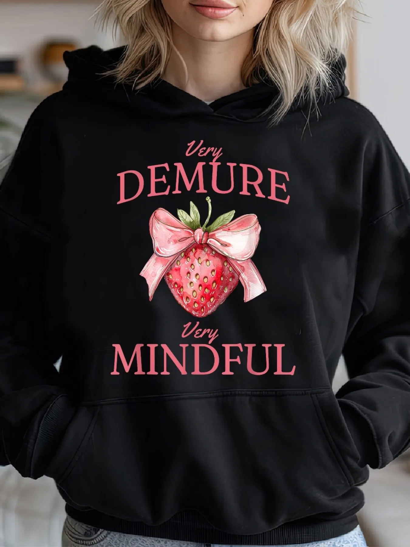 Very Demure Very mindful Very Cutesy Very Considerate 2 Cozy Classic Print Pullover Hoodie, Casual Long Sleeve Hoodie For Sprots
Very Demure Very mindful Very Cutesy Very Considerate 2 Cozy Classic Print Pullover Hoodie, Casual Long Sleeve Hoodie For Sprots