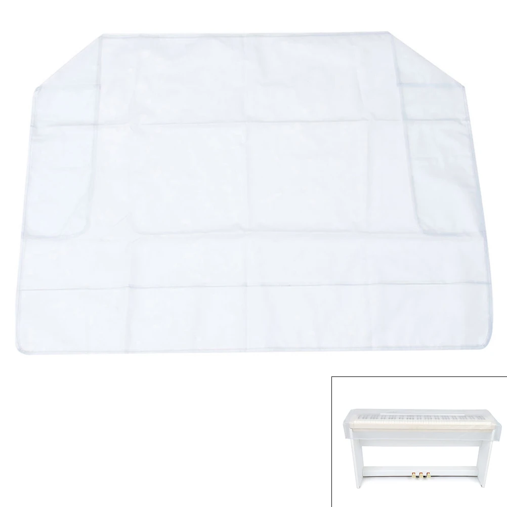 Piano Dust Cover 61 Key Transparent PEVA Waterproof Stitching Electric Keyboard Protective Sleeve Cover for Musical 
Piano Dust Cover 61 Key Transparent PEVA Waterproof Stitching Electric Keyboard Protective Sleeve Cover for Musical
