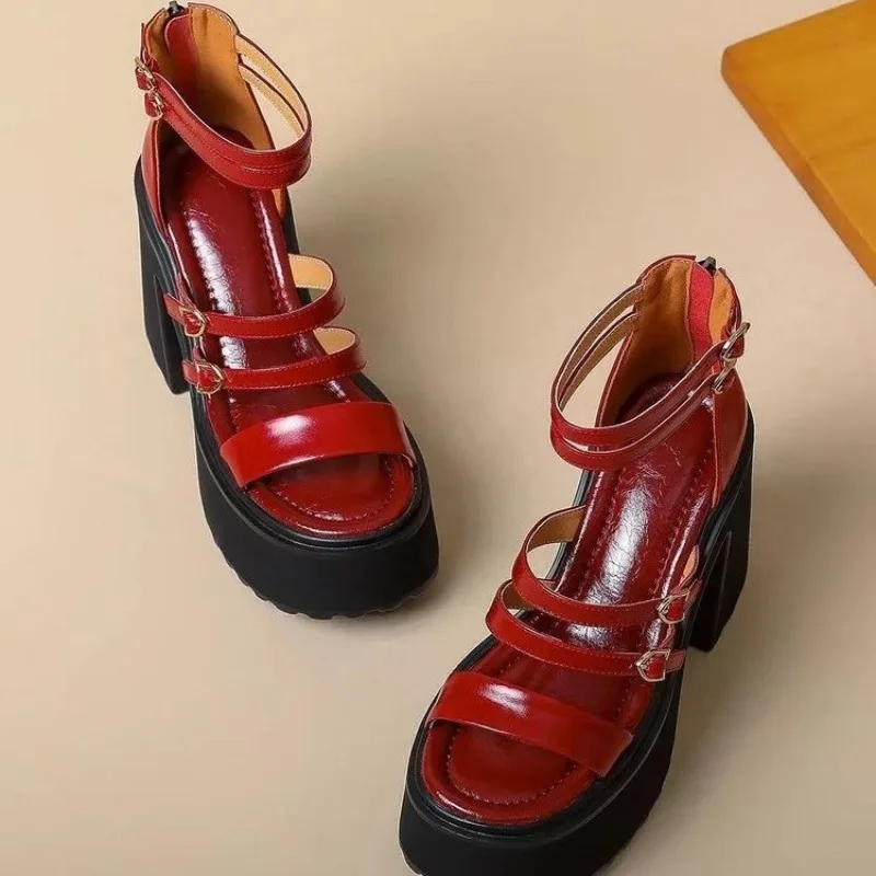 Block Heel Sandals Summer 2026 Round Toe Open Toe One Strap Platform Non-Slip Wear-Resistant High Heels
Block Heel Sandals Summer 2026 Round Toe Open Toe One Strap Platform Non-Slip Wear-Resistant High Heels