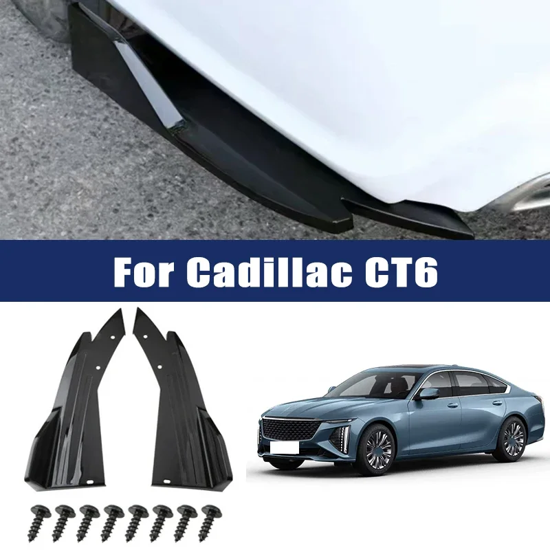 2pcs Car Rear Bumper Spoiler Lip Carbon Fiber Wing Trim Anti-crash Diffuser Side Skirt Wrap Angle Splitter For Cadillac CT6
2pcs Car Rear Bumper Spoiler Lip Carbon Fiber Wing Trim Anti-crash Diffuser Side Skirt Wrap Angle Splitter For Cadillac CT6