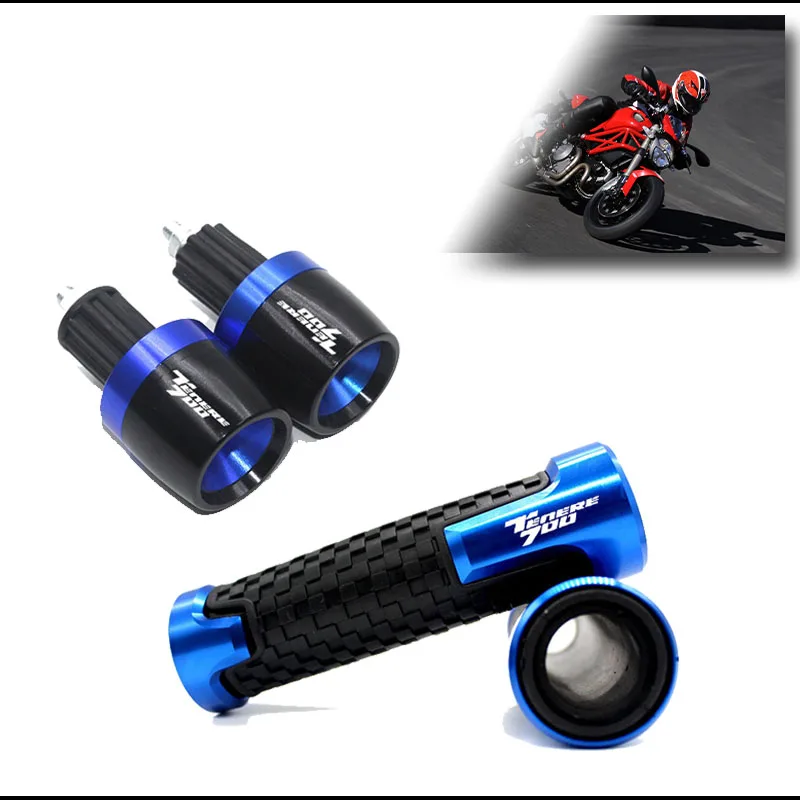 Motorcycle 22mm 7/8" Handlebar Hand Grips Rubber GripHandle Bar Cap End Plugs Fit For Tenere 700 Tenere700 T7 2019-2022
Motorcycle 22mm 7/8" Handlebar Hand Grips Rubber GripHandle Bar Cap End Plugs Fit For Tenere 700 Tenere700 T7 2019-2022