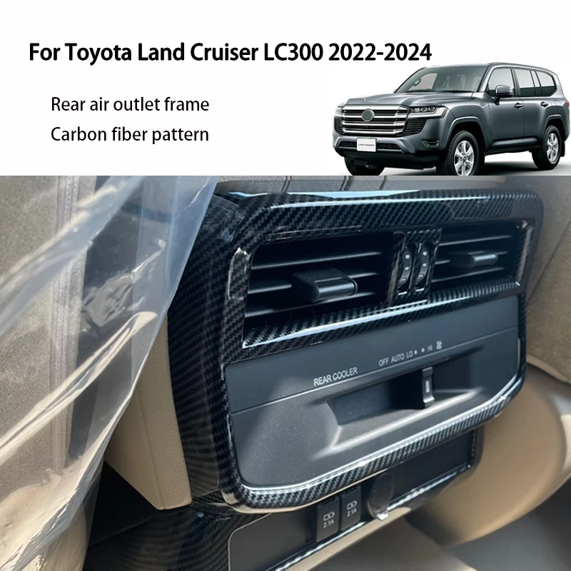 Подходит для Toyota Land Cruiser 300 LC300 2022-2024, рамка заднего вентиляционного отверстия, подлокотник, противоударная крышка, аксессуары для украшения интерьера
Подходит для Toyota Land Cruiser 300 LC300 2022-2024, рамка заднего вентиляционного отверстия, подлокотник, противоударная крышка, аксессуары для украшения интерьера