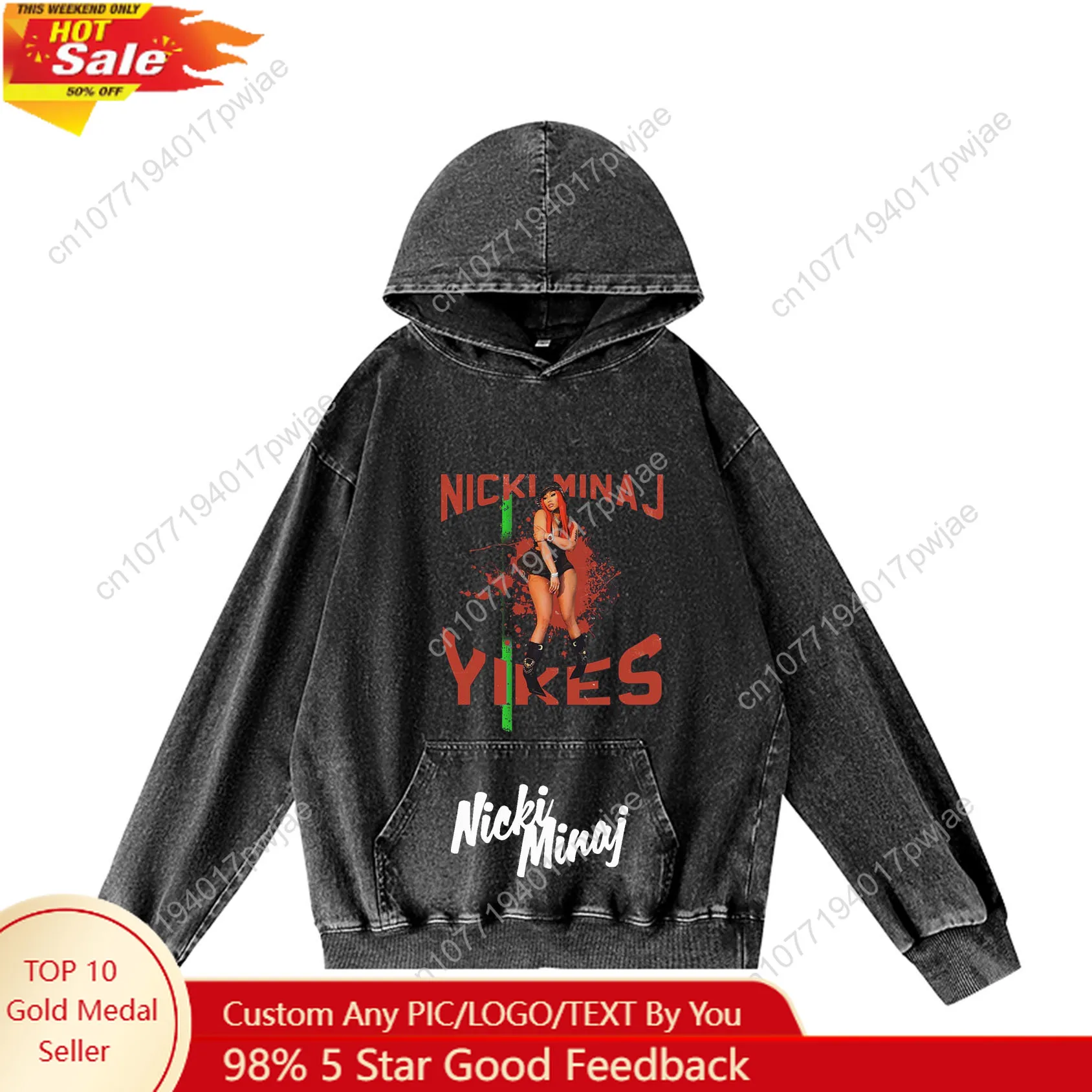 Hot Rapper N-Nicki Minaj Hoodie Hooded Sweatshirt Men Woman Vintage Pullover Sweatshirt With Pocket Oversized Customized Top
Hot Rapper N-Nicki Minaj Hoodie Hooded Sweatshirt Men Woman Vintage Pullover Sweatshirt With Pocket Oversized Customized Top