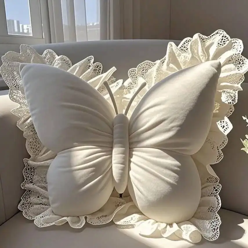 Princess Butterfly Office Pillow Ruffle Lace Living Room Bedroom Sofa Cushion Room Decor Plush Pillow Car Seat Companion Pillows
Princess Butterfly Office Pillow Ruffle Lace Living Room Bedroom Sofa Cushion Room Decor Plush Pillow Car Seat Companion Pillows