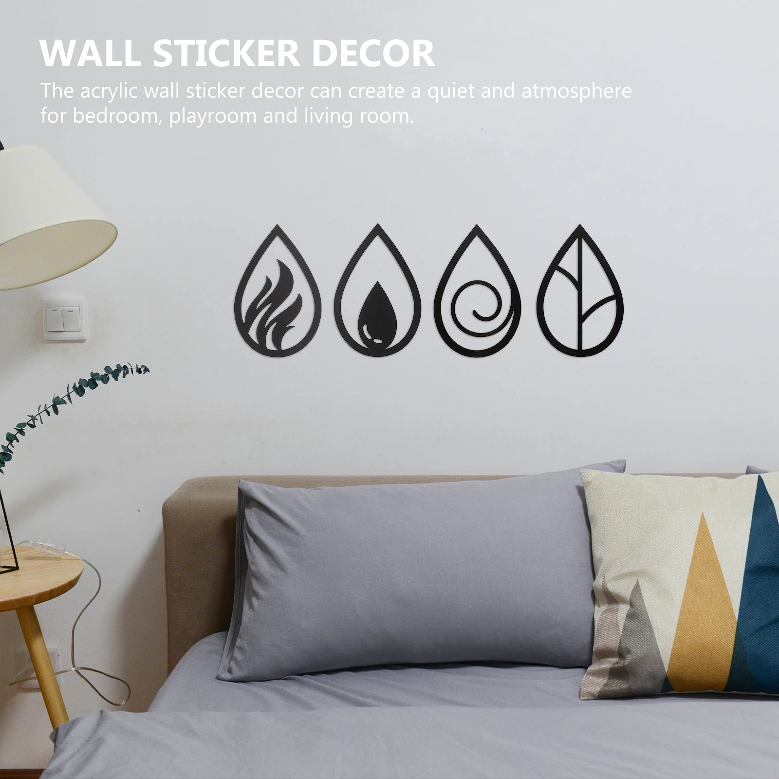 4Pcs Water Drop Wall Sticker Acrylic Decorative Stickers Self-Adhesive Home Art for Living Room Bedroom Cafe Study Office Decor
4Pcs Water Drop Wall Sticker Acrylic Decorative Stickers Self-Adhesive Home Art for Living Room Bedroom Cafe Study Office Decor