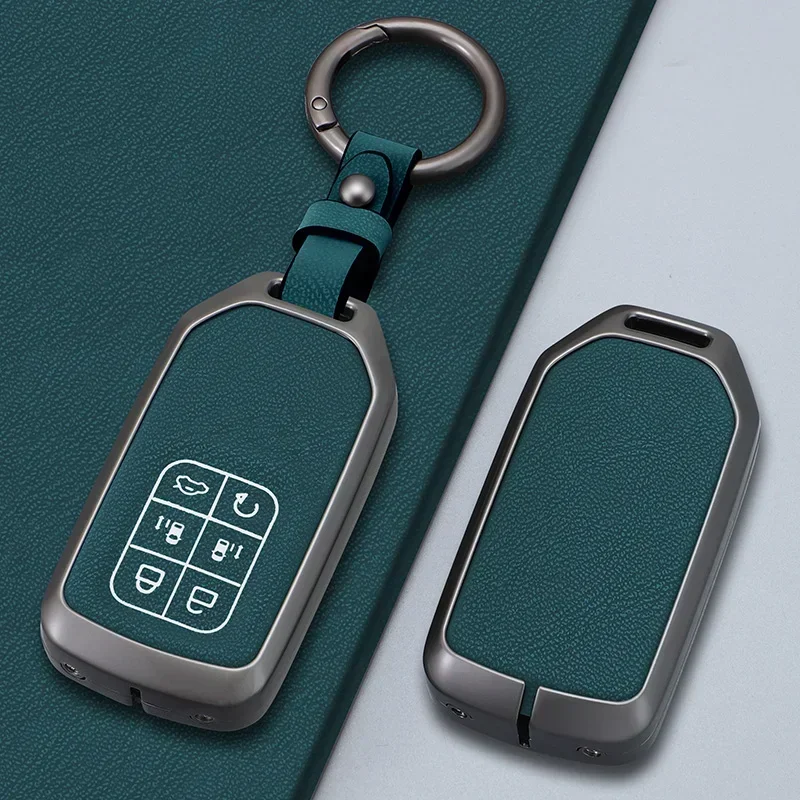 Alloy Leather Car Remote Key Case Cover For Honda CRV CR-V Fit Civic Accord HR-V HRV City Odyssey XR-V Case Bracket Protector
Alloy Leather Car Remote Key Case Cover For Honda CRV CR-V Fit Civic Accord HR-V HRV City Odyssey XR-V Case Bracket Protector