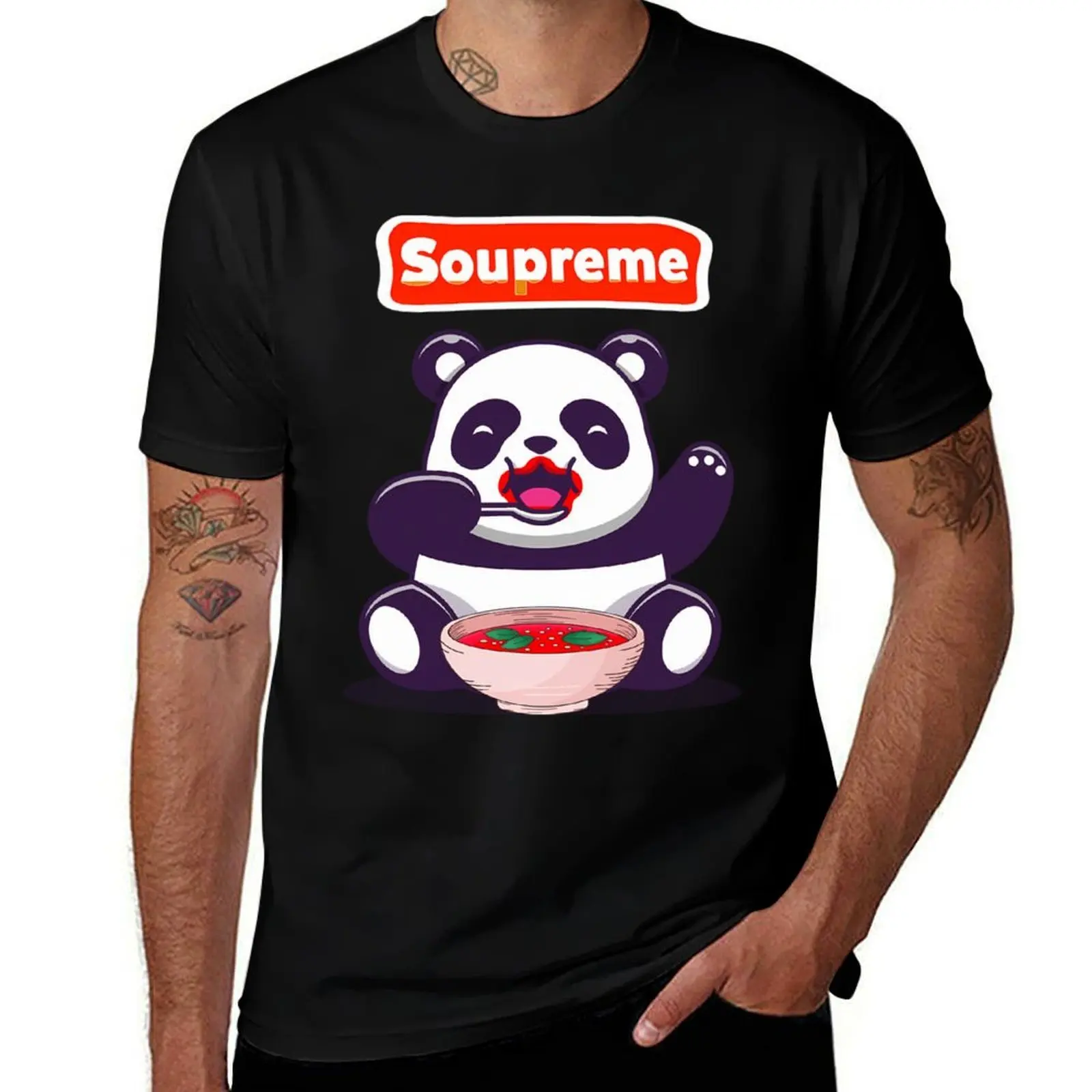 Soupreme Good Soup Eating Soup Panda T-Shirt vintage clothes croswit shirt man oversized summer 2025 t shirts for men pack
Soupreme Good Soup Eating Soup Panda T-Shirt vintage clothes croswit shirt man oversized summer 2025 t shirts for men pack