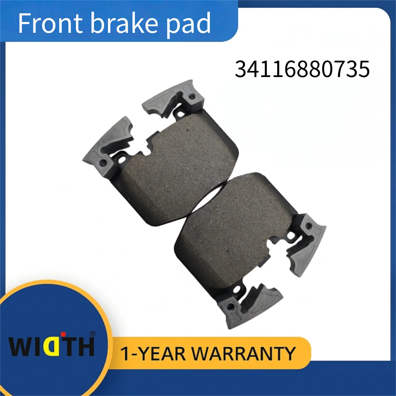 34116880735 34116872750 Front Brake Pad Set (4 Pieces) for BMW 740Le 540Li 740Li 750Li XDrive40i 2016-2020 | OE Replacement
34116880735 34116872750 Front Brake Pad Set (4 Pieces) for BMW 740Le 540Li 740Li 750Li XDrive40i 2016-2020 | OE Replacement