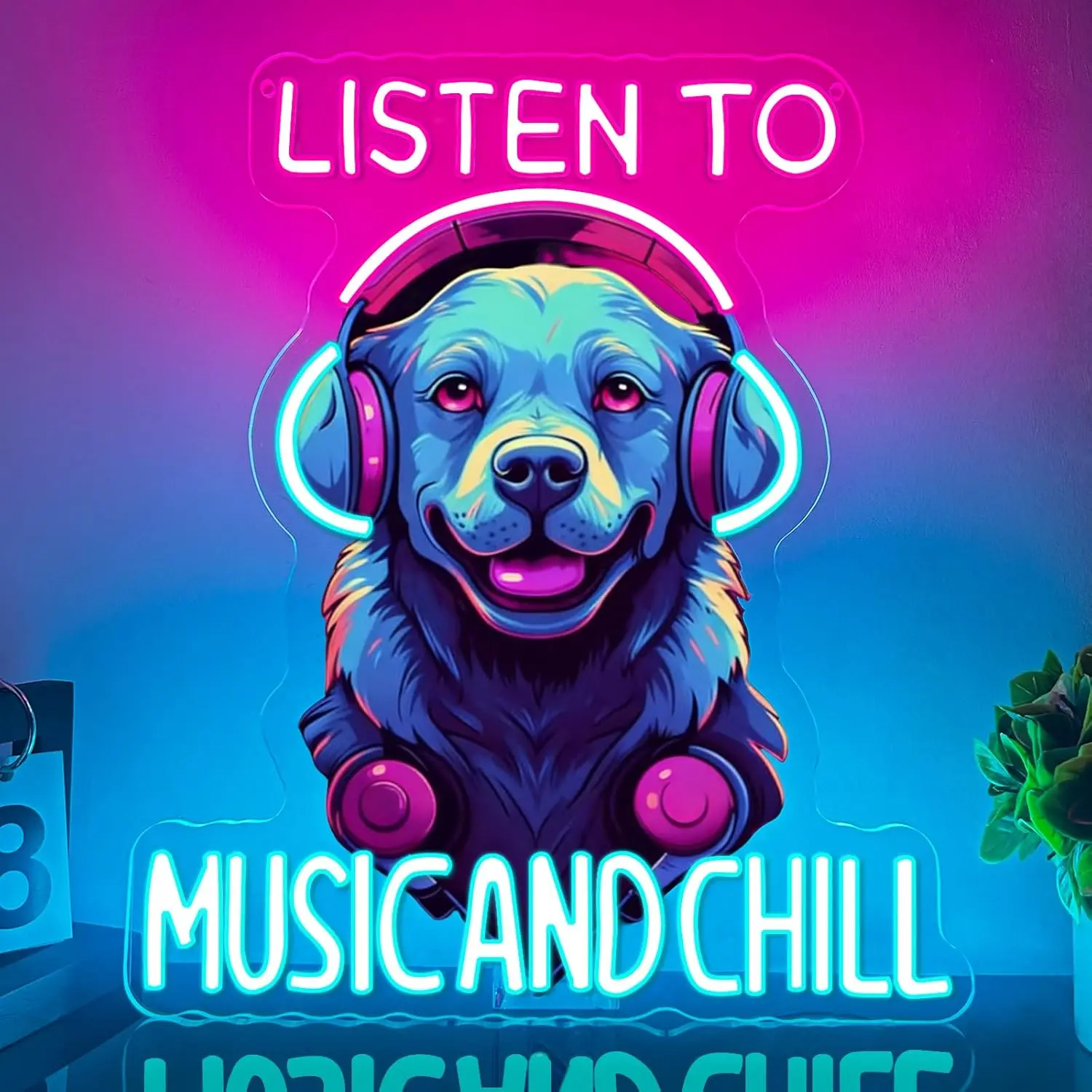 "Listen to Music and Chill" Neon Sign USB Powered LED Neon Light for Music Club Bar Gaming Room Bedroom Decoration Gift
"Listen to Music and Chill" Neon Sign USB Powered LED Neon Light for Music Club Bar Gaming Room Bedroom Decoration Gift
