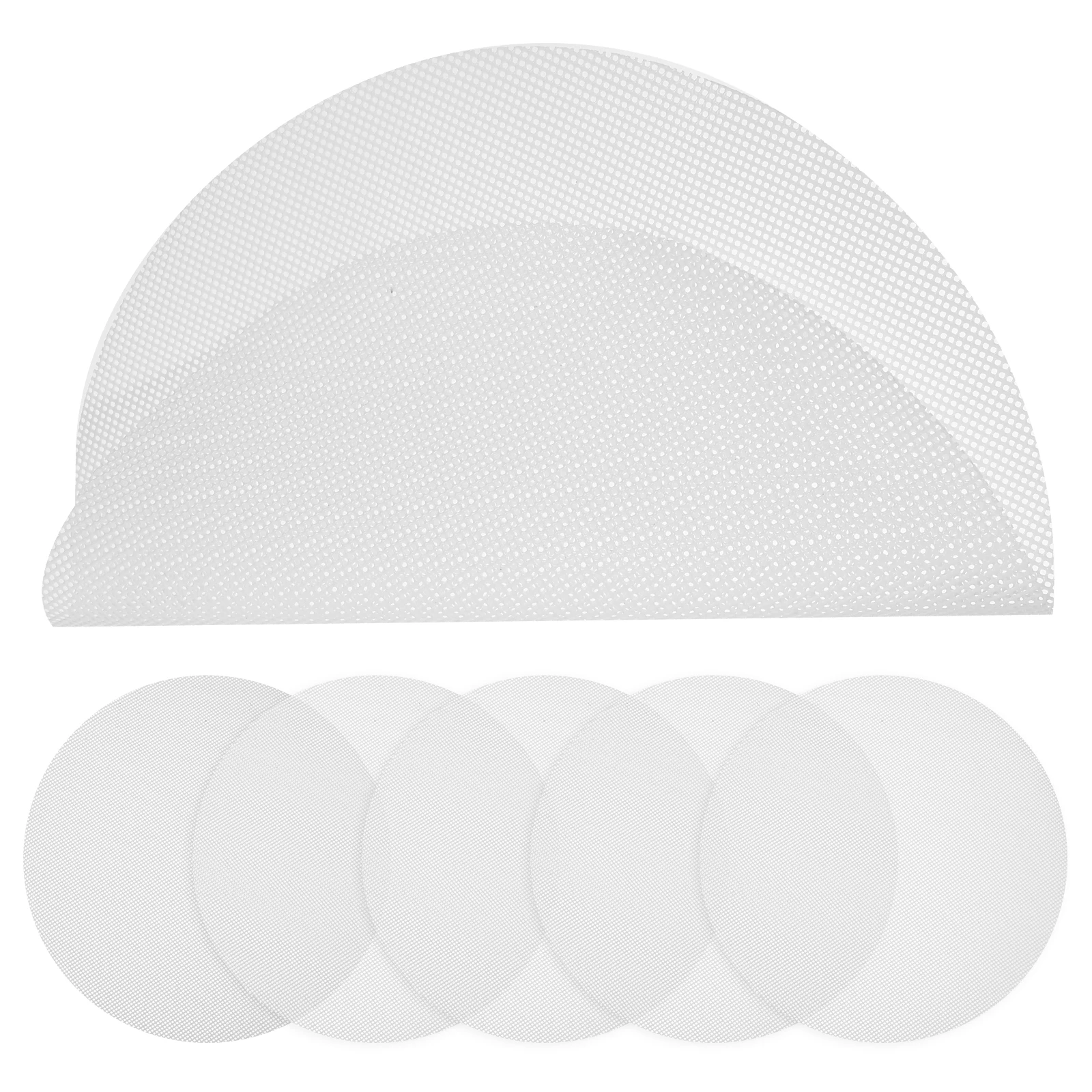 6 pcs Silicone Steamer Pad Round Shape Mesh Non Stick Reusable Easy Clean High Temp Resist Cookware Set
6 pcs Silicone Steamer Pad Round Shape Mesh Non Stick Reusable Easy Clean High Temp Resist Cookware Set