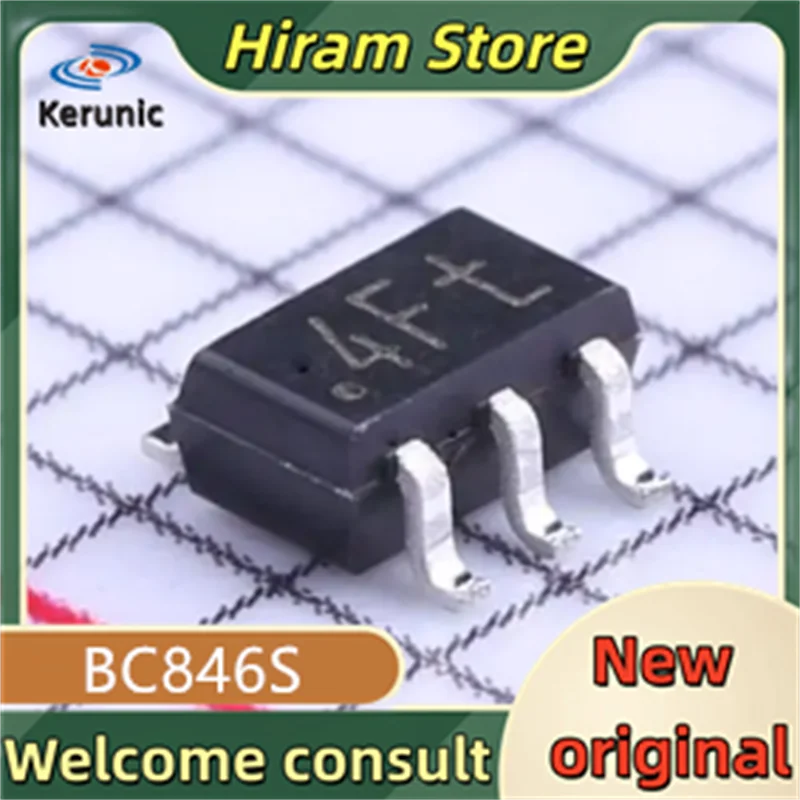 50PCS 4Ft New and Original BC846S BC846 846S
50PCS 4Ft New and Original BC846S BC846 846S