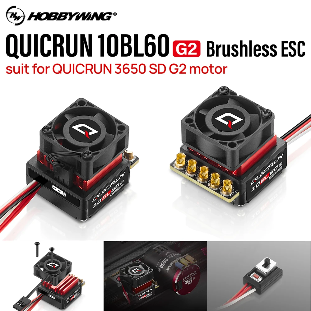 HOBBWING QUICRUN 10BL60 G2 Бесщеточный ESC Встроенный BEC 6 В/7,4 В 2S Lipo для электрической комнаты 1/10 Внедорожный дрифт 1/12 1/14 модели автомобиля
HOBBWING QUICRUN 10BL60 G2 Бесщеточный ESC Встроенный BEC 6 В/7,4 В 2S Lipo для электрической комнаты 1/10 Внедорожный дрифт 1/12 1/14 модели автомобиля