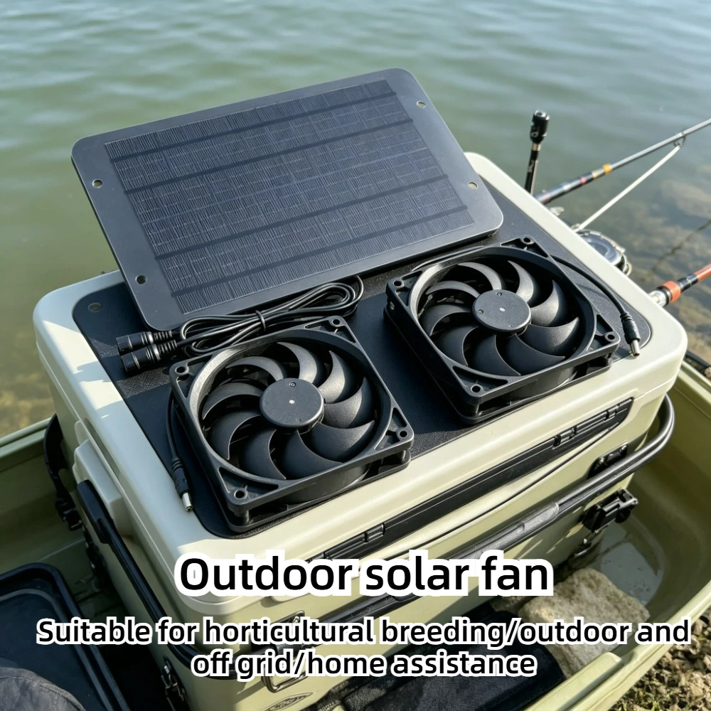 Solar Powered Dual Fan Cooling System 10W 15W Ventilation Exhaust Fan for Chicken Coop Dog House Greenhouse Outdoor Shed RV
Solar Powered Dual Fan Cooling System 10W 15W Ventilation Exhaust Fan for Chicken Coop Dog House Greenhouse Outdoor Shed RV