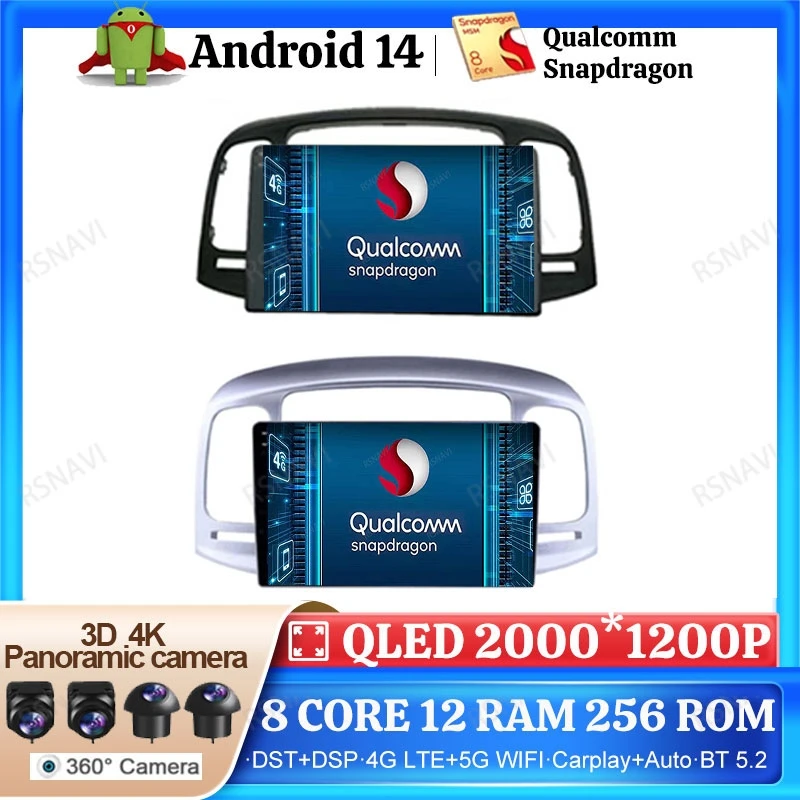 Android 14 Car Radio For Hyundai Accent 2008 2009 2010 2011 4G LTE Wireless Carplay Auto Multimedia DSP BT DVD Stereo 2 DIN 2DIN
Android 14 Car Radio For Hyundai Accent 2008 2009 2010 2011 4G LTE Wireless Carplay Auto Multimedia DSP BT DVD Stereo 2 DIN 2DIN
