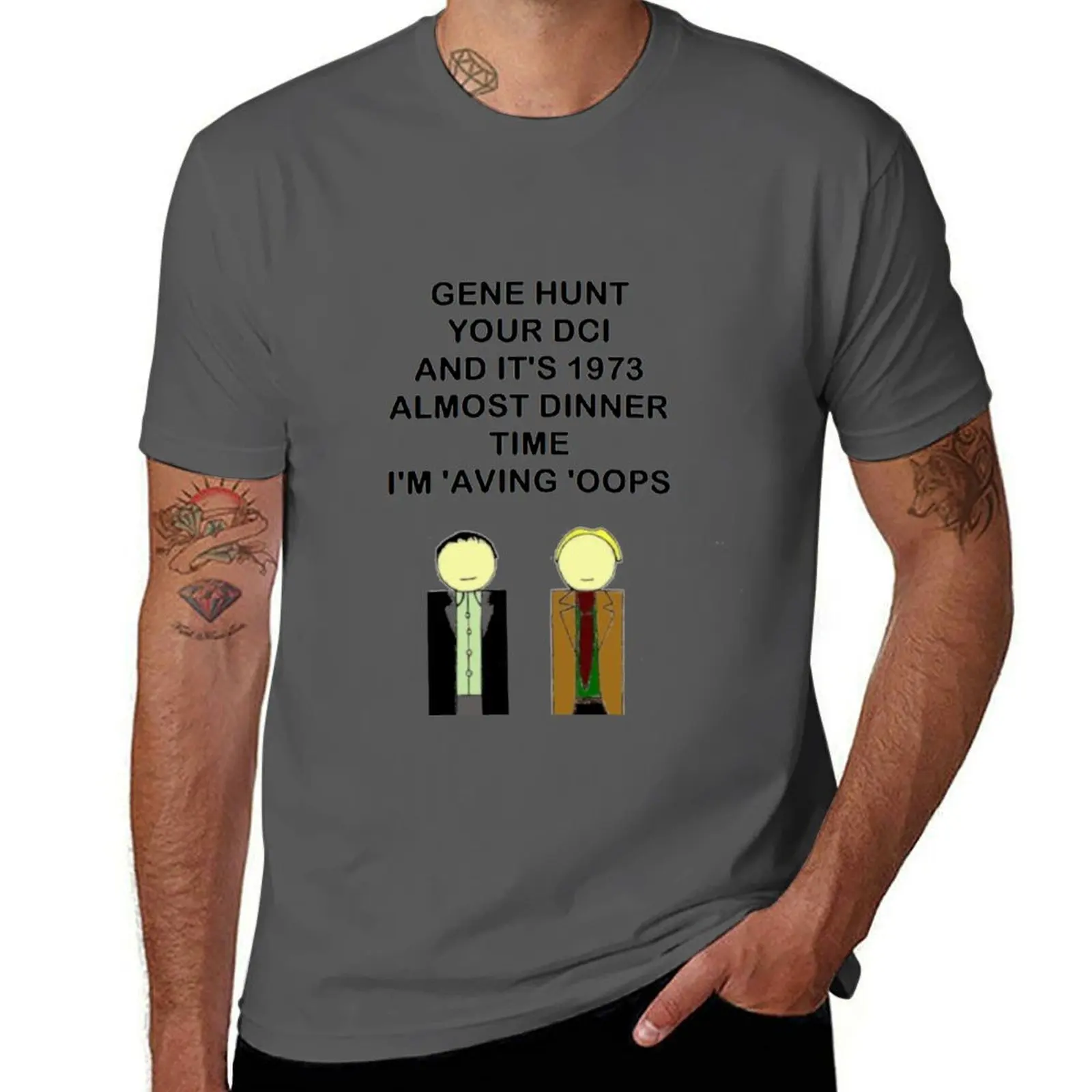 Gene Hunt and Sam Tyler - Life on Mars T-Shirt man tshirt t shirt custom print man t shirts graphic T-Shirt
Gene Hunt and Sam Tyler - Life on Mars T-Shirt man tshirt t shirt custom print man t shirts graphic T-Shirt