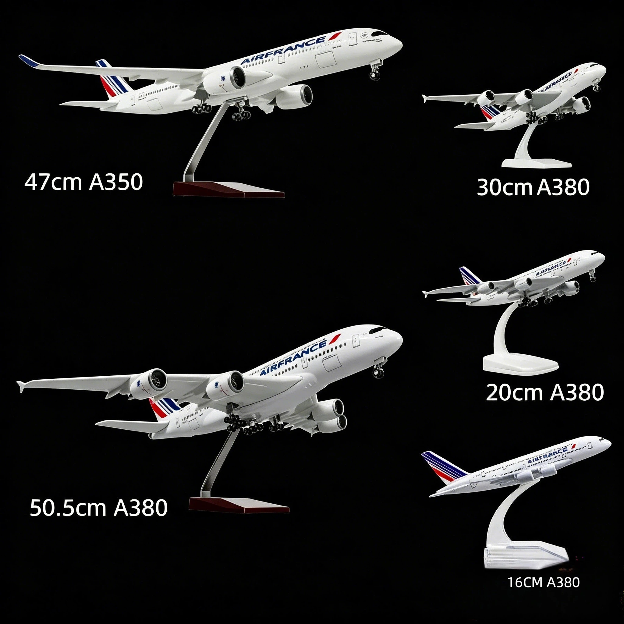 Various Sizes France A350 A380 Diecast Airplane Model Kit with Stand For Collection Display or Aviation Enthusiast Gifts
Various Sizes France A350 A380 Diecast Airplane Model Kit with Stand For Collection Display or Aviation Enthusiast Gifts
