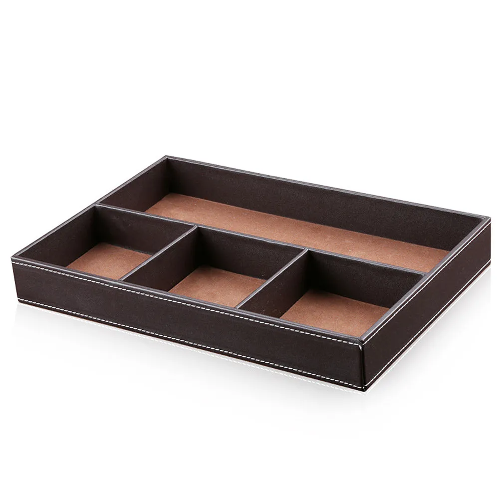 Premium PU 4-Compartment Desktop Storage Box for Jewelry Keys Glasses Small Items Home Office Showcase Gift
Premium PU 4-Compartment Desktop Storage Box for Jewelry Keys Glasses Small Items Home Office Showcase Gift