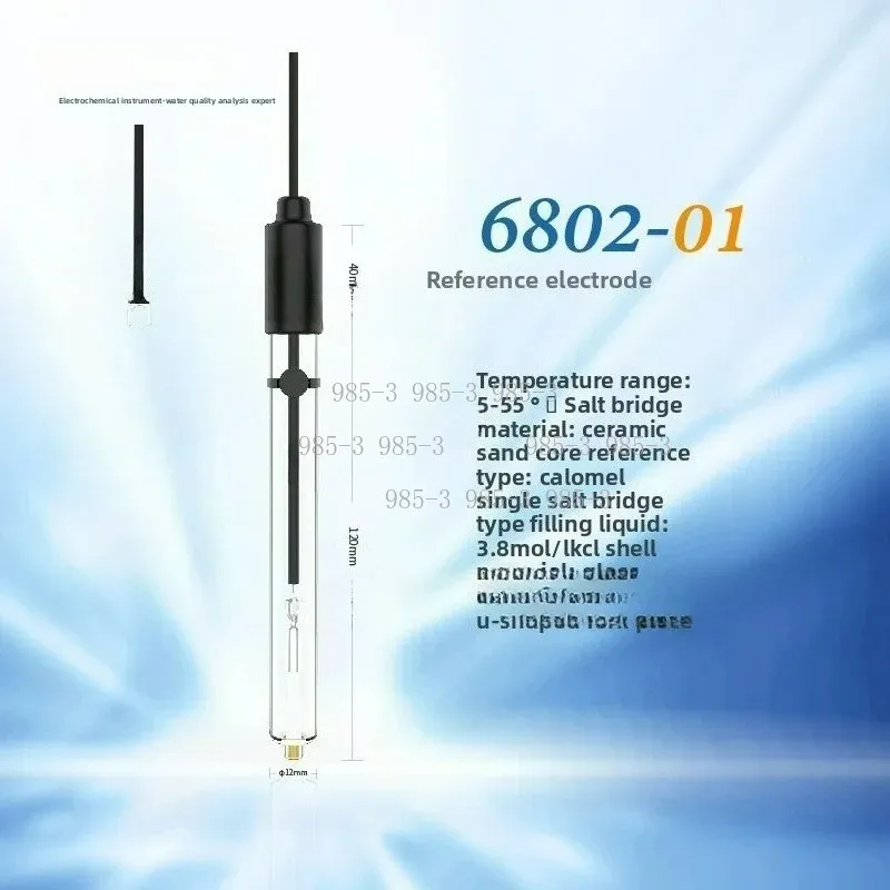 High Precision 6802-01 Reference Electrode, Laboratory Electrochemical Probe for pH ORP Ion Concentration Testing
High Precision 6802-01 Reference Electrode, Laboratory Electrochemical Probe for pH ORP Ion Concentration Testing