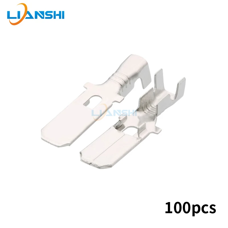 100pcs 6.3 Series connectors 6.3mm car terminal connector Copper terminal DJ6118-6.3B
100pcs 6.3 Series connectors 6.3mm car terminal connector Copper terminal DJ6118-6.3B