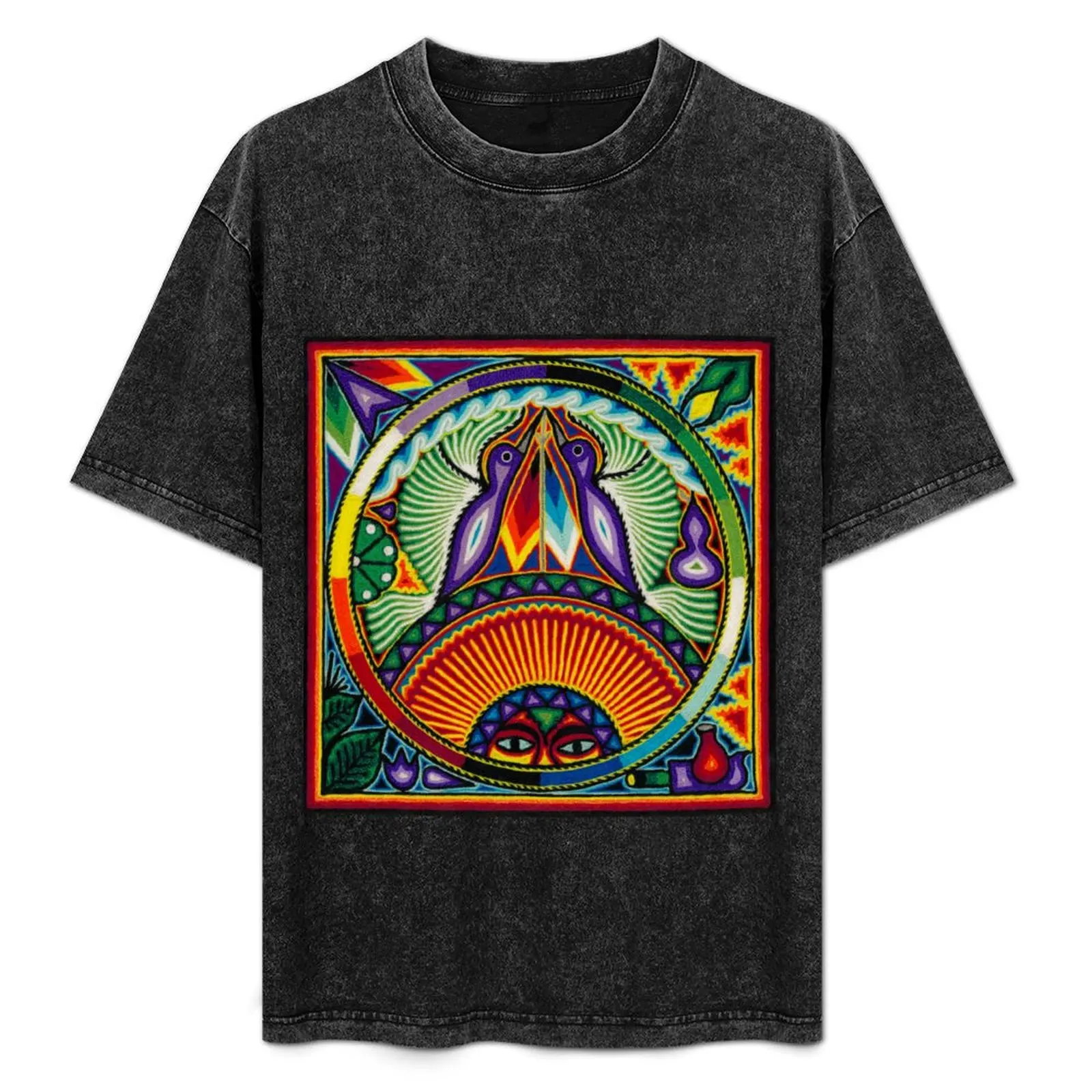 Sun and humming birds - Huichol painting T-Shirt Durable Work Wear T-Shirt
Sun and humming birds - Huichol painting T-Shirt Durable Work Wear T-Shirt