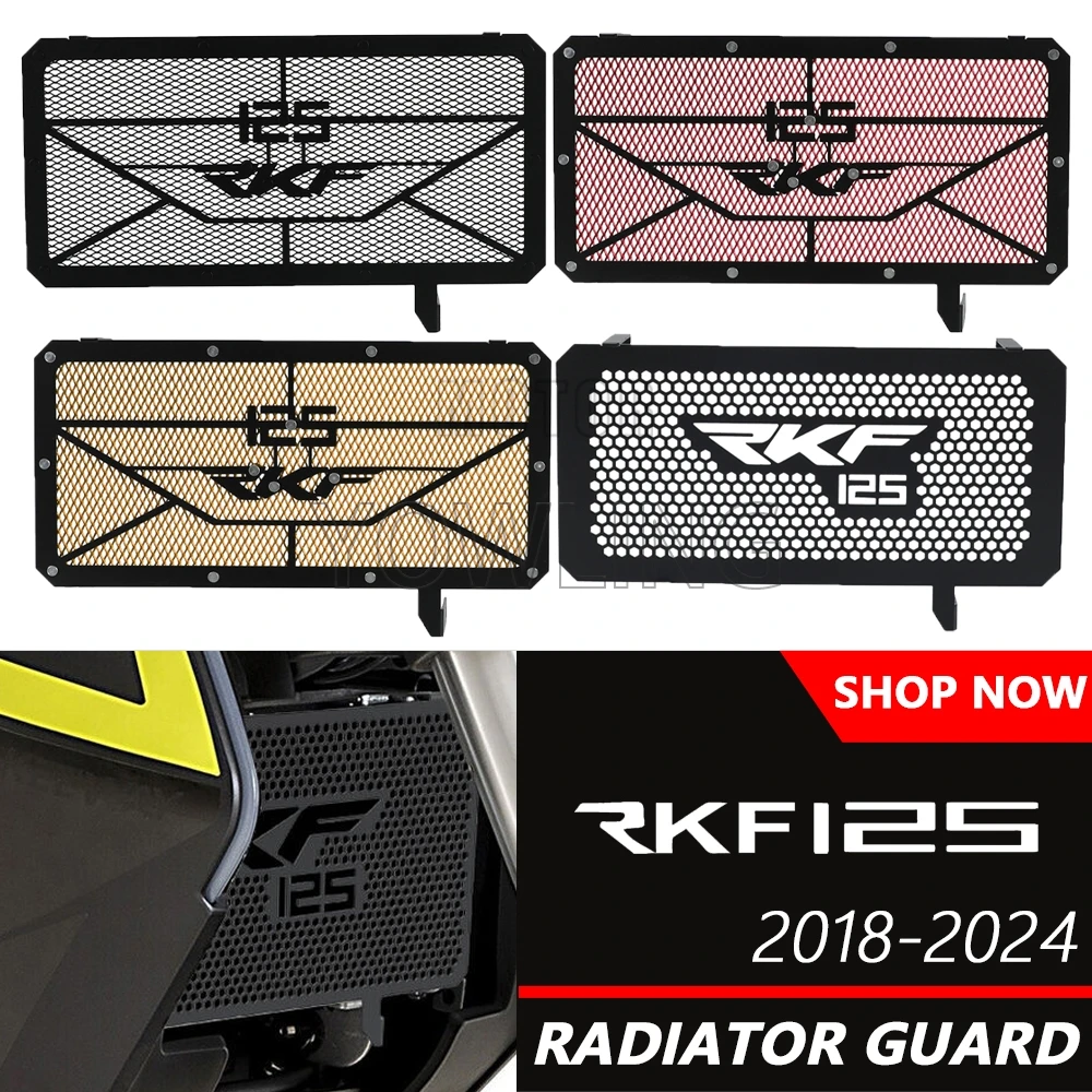 FOR KEEWAY RKF125 Motorcycle Accessories Radiator Guard Grille Grill Cooling Cover Protection Protector Parts For Keeway RKF 125