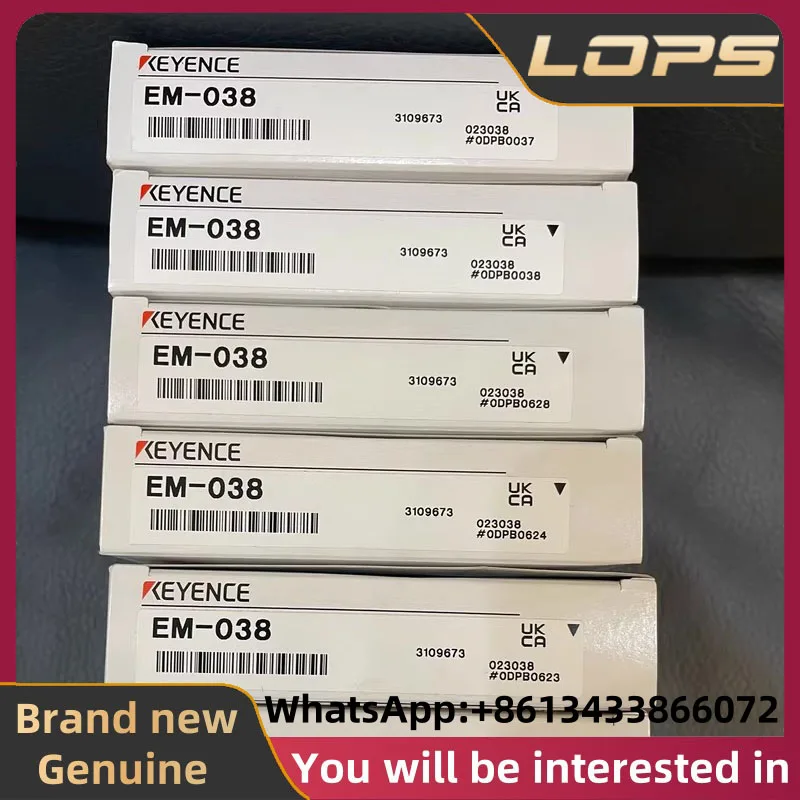 EM-038 New Original KEYENCE Proximity switch sensor, large quantity in stock, welcome to consult.
EM-038 New Original KEYENCE Proximity switch sensor, large quantity in stock, welcome to consult.
