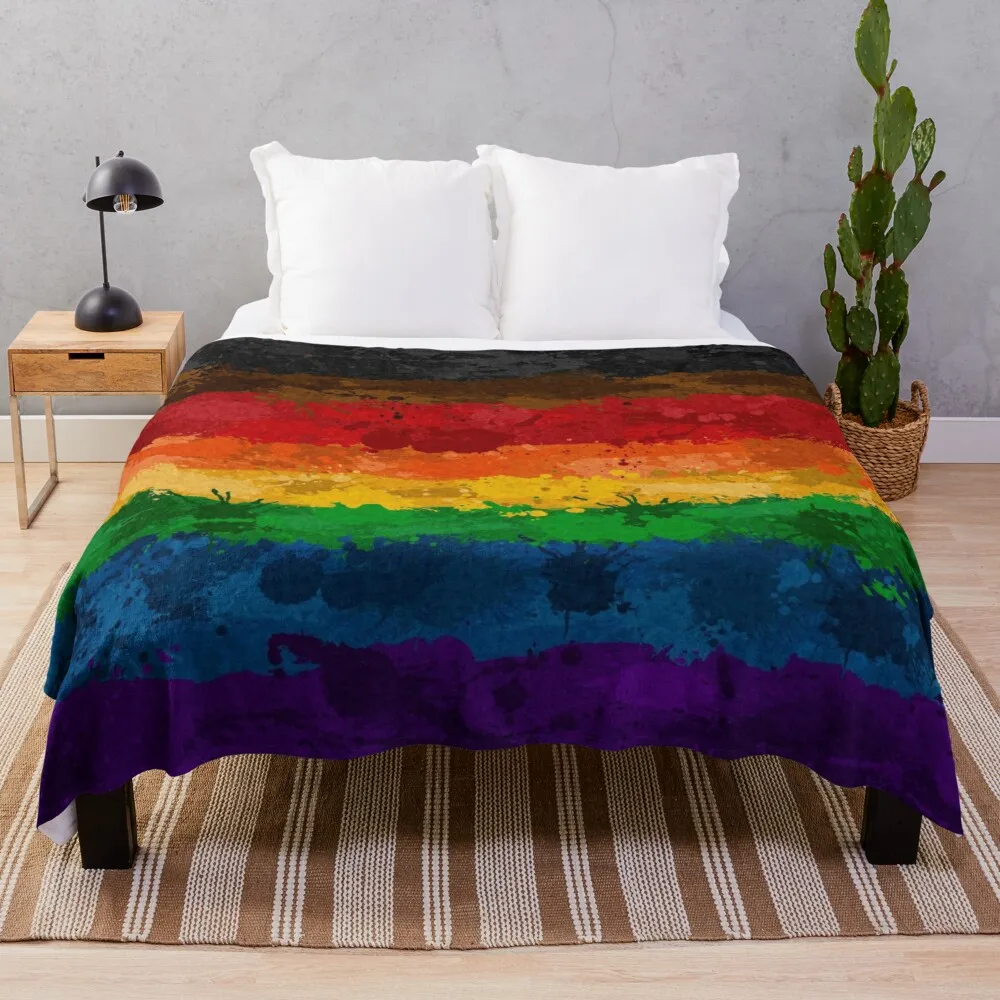 Inclusive Rainbow Paint Splatter Flag Throw Blanket blanket fluffy extra large throw blanket flannels blanket for travel light
Inclusive Rainbow Paint Splatter Flag Throw Blanket blanket fluffy extra large throw blanket flannels blanket for travel light