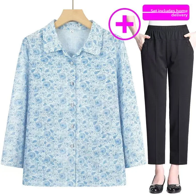 Summer Cotton Floral Print Shirt for Middle-Aged And Elderly Women Half Sleeve Breathable Comfortable Loose Fit Button up Car...
Summer Cotton Floral Print Shirt for Middle-Aged And Elderly Women Half Sleeve Breathable Comfortable Loose Fit Button up Car...