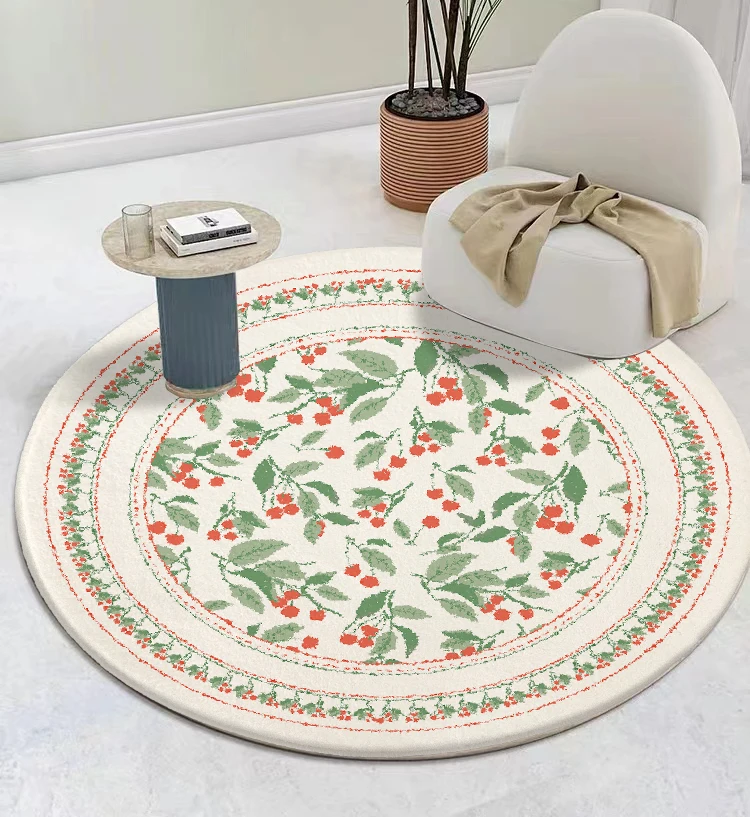 Round Non-Slip Decorative Floor Mat, Flowers, Pastoral Style, Living Room, Bedroom, Sofa, Home
Round Non-Slip Decorative Floor Mat, Flowers, Pastoral Style, Living Room, Bedroom, Sofa, Home