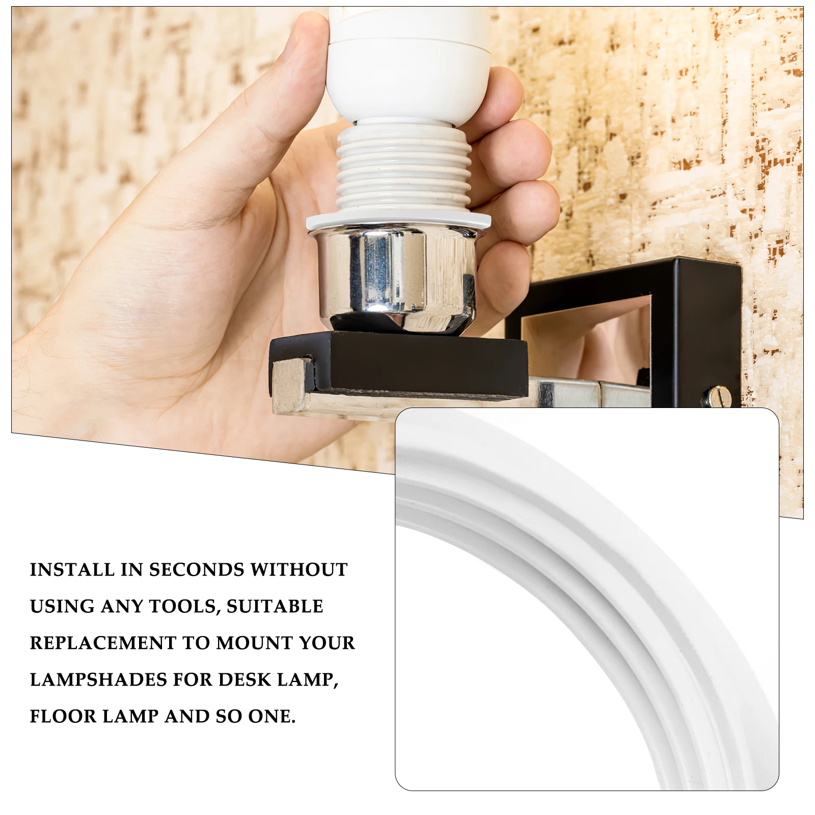 15pcs Lampshade Kit E14 E27 Socket Rings Adapter Holders Converters Plastic Desk Floor Lamp Shades Reducer Ring Lighting
15pcs Lampshade Kit E14 E27 Socket Rings Adapter Holders Converters Plastic Desk Floor Lamp Shades Reducer Ring Lighting