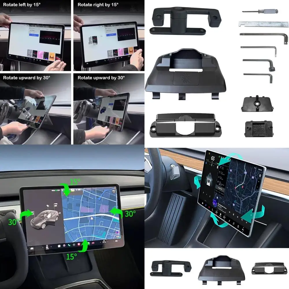 Модернизированное поворотное крепление наклона экрана для Tesla Model 3 2017-2023 и Tesla Model Y 20-24, 4-сторонняя регулировка вращения, центр Co
Модернизированное поворотное крепление наклона экрана для Tesla Model 3 2017-2023 и Tesla Model Y 20-24, 4-сторонняя регулировка вращения, центр Co