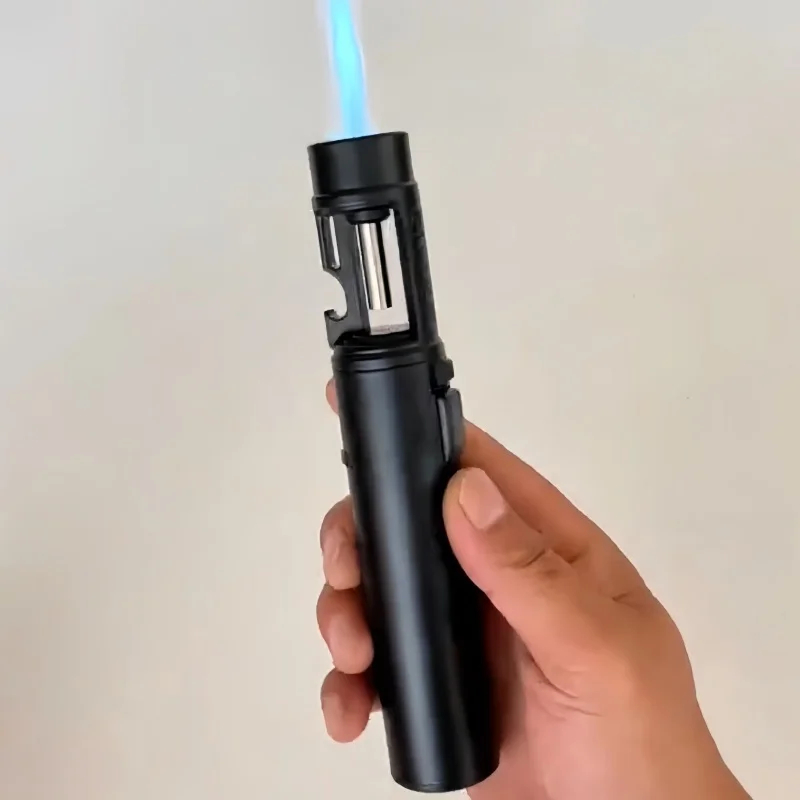 Powerful Metal Gas Lighter Windproof Kitchen Cooking Torch Flame Jet Barbecue Smoking Accessories Cigar Lighters Men's Gift
Powerful Metal Gas Lighter Windproof Kitchen Cooking Torch Flame Jet Barbecue Smoking Accessories Cigar Lighters Men's Gift