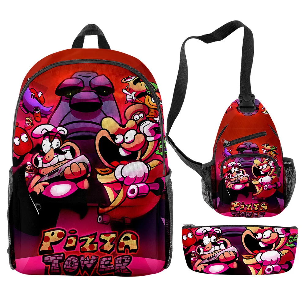 Classic Fashion Pizza Tower Pepperman 3D Print 3pcs/Set pupil School Bags Trendy Travel Laptop Backpack Chest Bag Pencil Case
Classic Fashion Pizza Tower Pepperman 3D Print 3pcs/Set pupil School Bags Trendy Travel Laptop Backpack Chest Bag Pencil Case