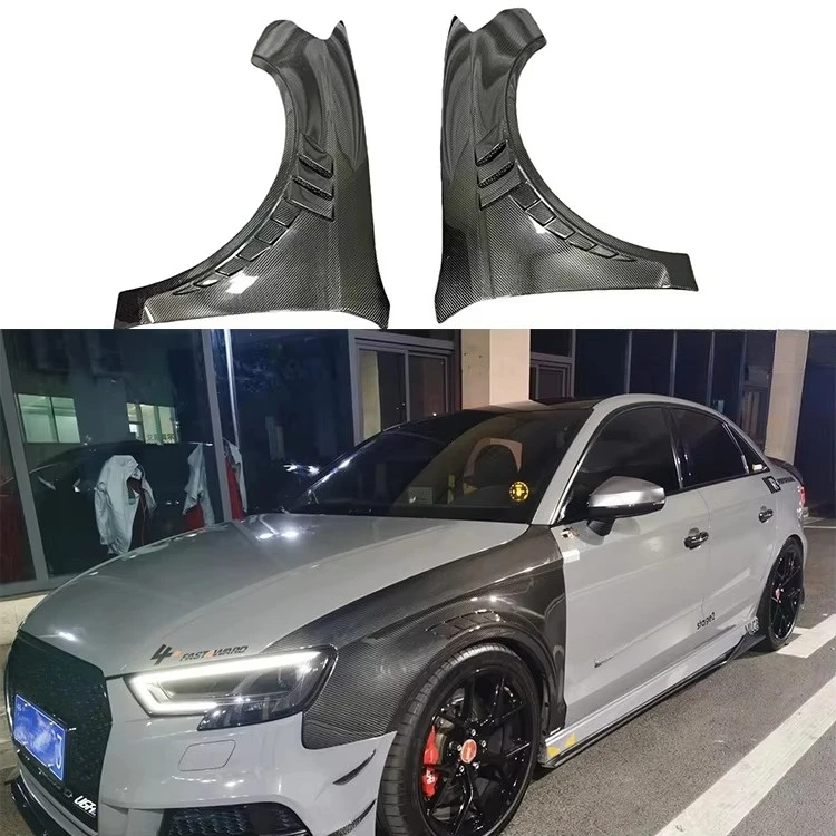 A3 S3 RS3 2017-2019 KB Style Carbon Fiber Side Fenders
A3 S3 RS3 2017-2019 KB Style Carbon Fiber Side Fenders
