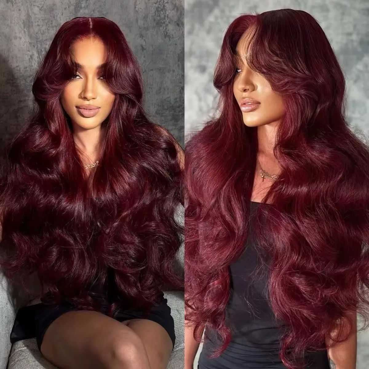 200% Density 30 40Inch 99J Burgundy 13x4 HD Transparent Lace Frontal Human Hair Wig 13x6 Body Wave Lace Front Human Hair Wigs
200% Density 30 40Inch 99J Burgundy 13x4 HD Transparent Lace Frontal Human Hair Wig 13x6 Body Wave Lace Front Human Hair Wigs