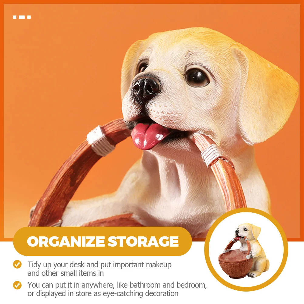 Stylish Resin Dog Shaped Storage Basket Decorative Home Candy Box Key Holder Jewelry Organizer Desktop Ornament Household Holder
Stylish Resin Dog Shaped Storage Basket Decorative Home Candy Box Key Holder Jewelry Organizer Desktop Ornament Household Holder