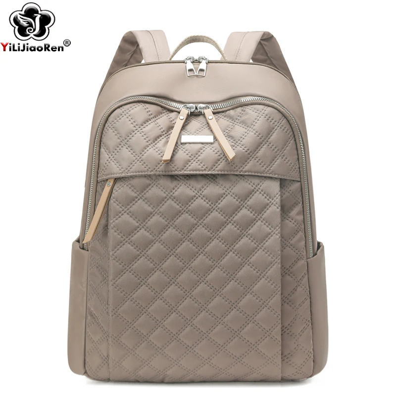 Fashion Plaid Backpack Women Waterproof Nylon Daypack Ladies Laptop Bag Lightweight School Bag Large Commuter Travel Rucksack
Fashion Plaid Backpack Women Waterproof Nylon Daypack Ladies Laptop Bag Lightweight School Bag Large Commuter Travel Rucksack